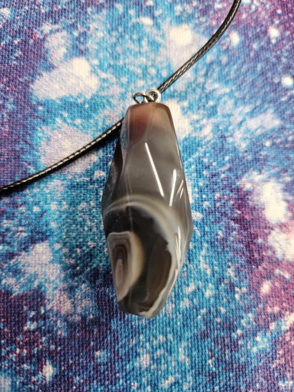 Botswana agate pendant