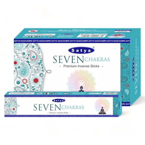 Seven Chakras Premium Incense 15gms Satya