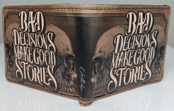 BAD DECISIONS MENS WALLET