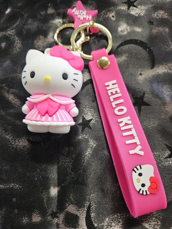 Hello kitty keyring- pink (hm)