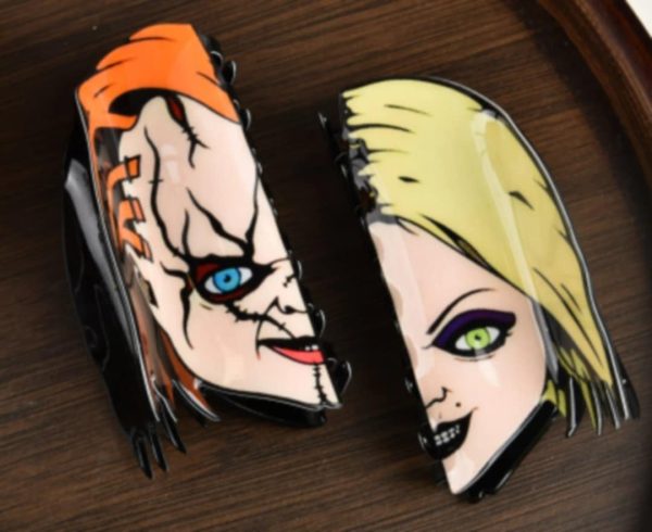 Chucky and tiffany hair clip