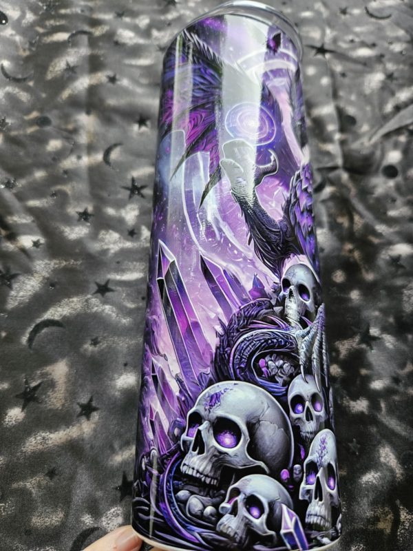 20z  purple dragon tumbler