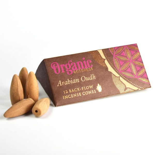 Backflow Incense Cones Arabian Oudh -Organic Goodness