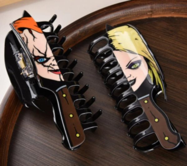 Chucky and tiffany hair clip- knife