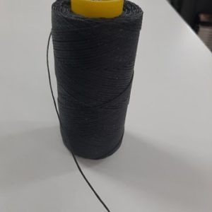 Wax jewellers cord- per metre- grey/black
