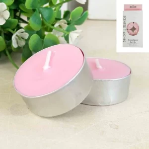 Scented Tealight Candles - Sweetpea and Lily