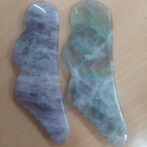 gemstone massage tools -guasha fluorite
