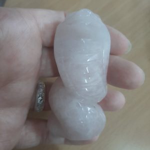 Rose quartz snake