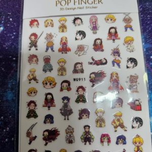 Nail sticker- Demon slayer