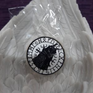 Celtic with rune crow badge (bs)