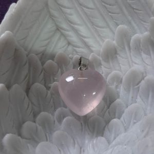 Rose heart heart pendant (bs)