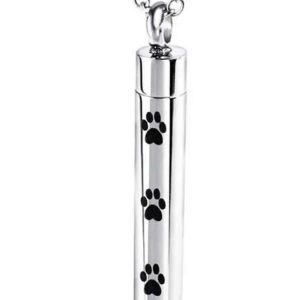 Ash pendant - paw with gem