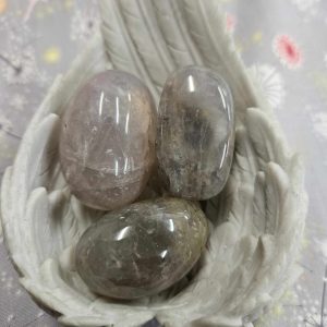 Blue rose quartz tumble