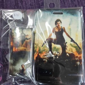 Resident evil lanyard with card holder