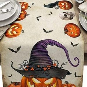 Halloween table runner- pumpkin