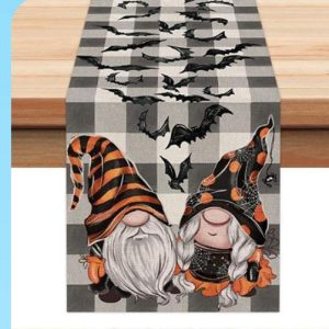 Halloween table runner- gnome