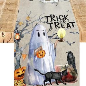 Halloween table runner- trick or treat