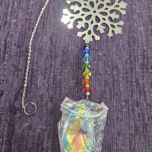 large chakra snowflake suncatcher (bs)