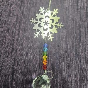 chakra snowflake suncatcher (bs)