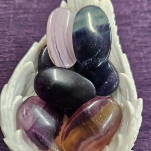 Flourite flat tumble (bs)