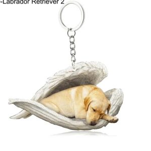 keyring angel- Labrador retriever