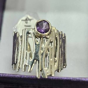Amethyst ring (wide) size 9