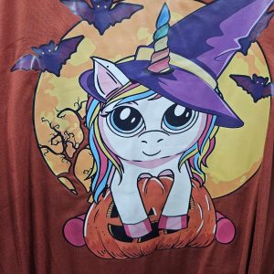 Pumpkin Unicorn - plus size top-rust brown