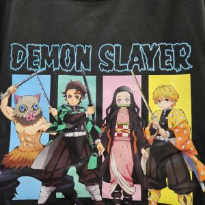Demon slayer tshirt- black