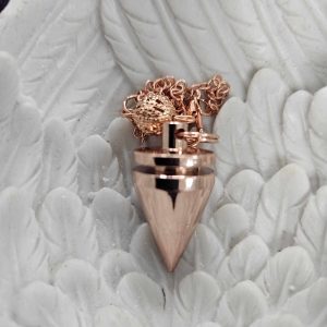 Small rose gold pendulum