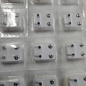 Gem earring studs (bs)