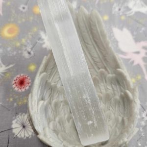 Raw selenite rod