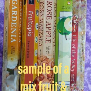 Random x5 incense-fruit and floral
