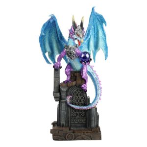 Blue & Purple Dragon on Cathedral