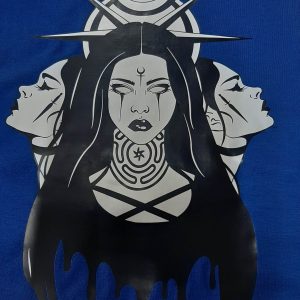 Hecate Goddess - T-Shirt Blue