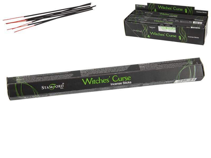 Stamford Coni Incenso Nero Witches' Curse 37179 - 12 Pezzi, Altezza 3 Cm