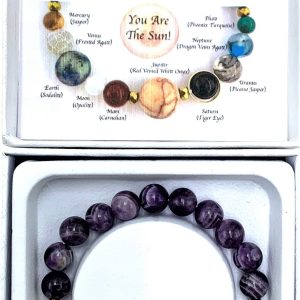 Amethyst Solar System Bracelet