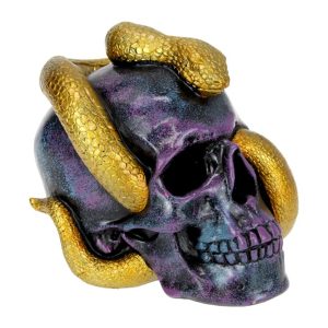 Purple snake skull