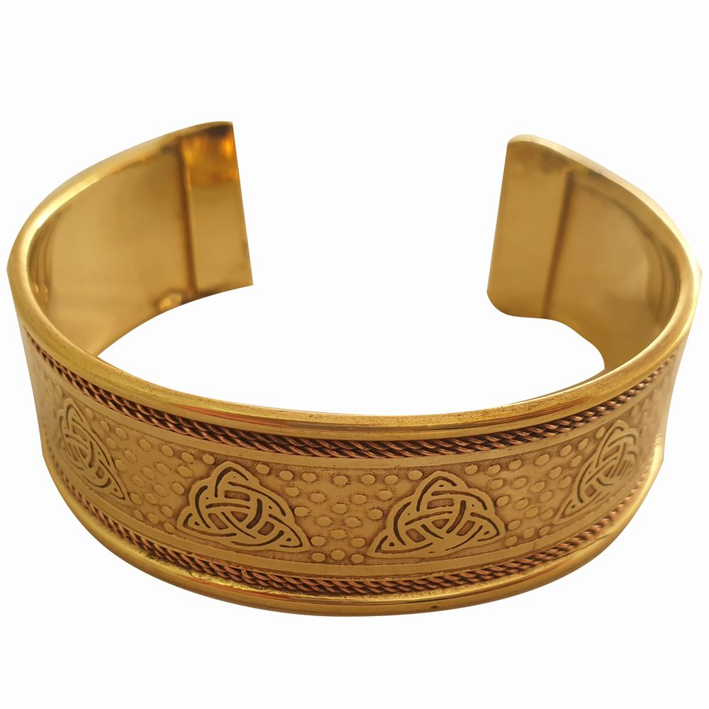 BRACELET - Brass Triquetra