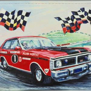 RED GTHO RACE MENS WALLET (RFID PROTECTED)