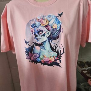 Zombie Girl - T-Shirt Pink