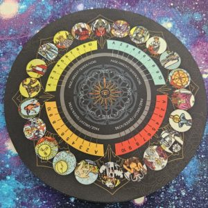 Pendulum tarot card mat