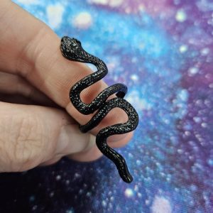 Black snake ring
