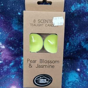 tealight candle 8 pack-coconut lime and vernena
