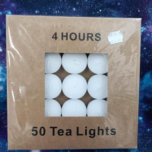 tealight candle- 50 pack 4hour burning