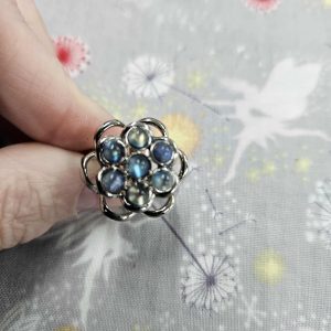 labradorite spinning stress ring