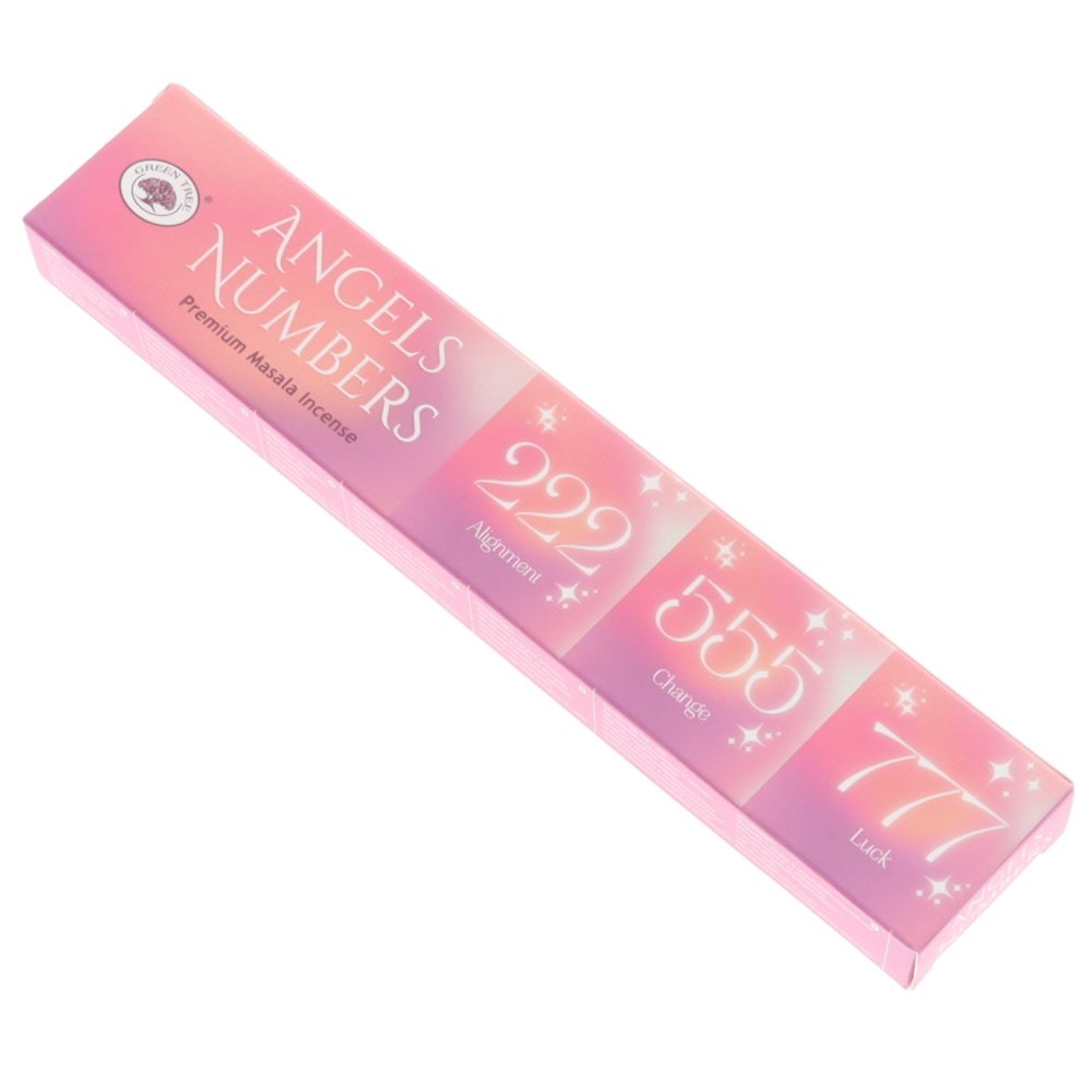 Angel Numbers Incense 15gms Sticks Green Tree