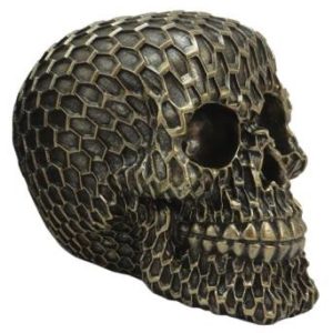 Patterned Skull - Gold
