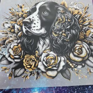 Customised T-Shirt-spaniel