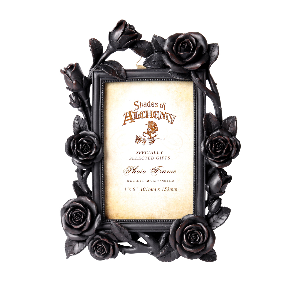 Alchemy Rose & Vine Photo Frame (6×4 inch) Black