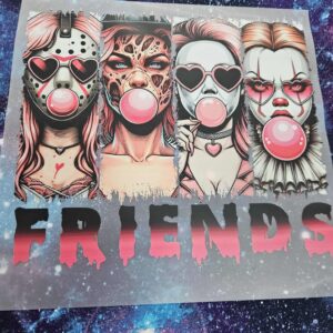 Customised T-Shirt- girl horror